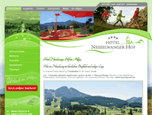 Tablet Screenshot of nesselwangerhof.de